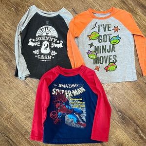 Boys long sleeve shirt bundle